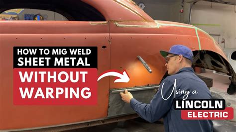 welding sheet metal without warping|tig welding automotive sheet metal.